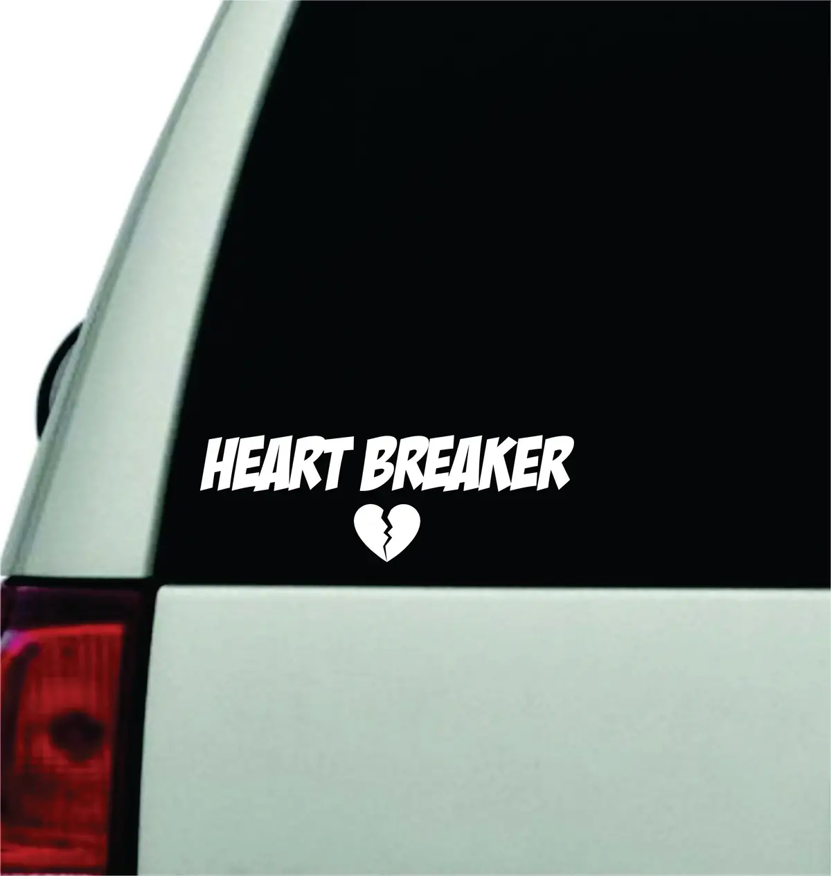 Heart Breaker Wall Decal Car Truck Window Windshield Jdm Sticker Vinyl Lettering Quote Boy Girl Funny Sadboyz Racing Men Meme Broken Heart Club 1