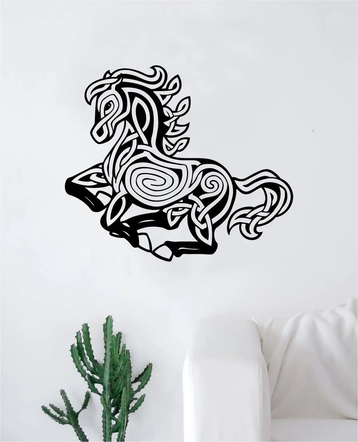 Horse V9 Design Animal Wall Decal Home Decor Room Bedroom Sticker Vinyl Art Horseback Riding Kids Teen Baby 1