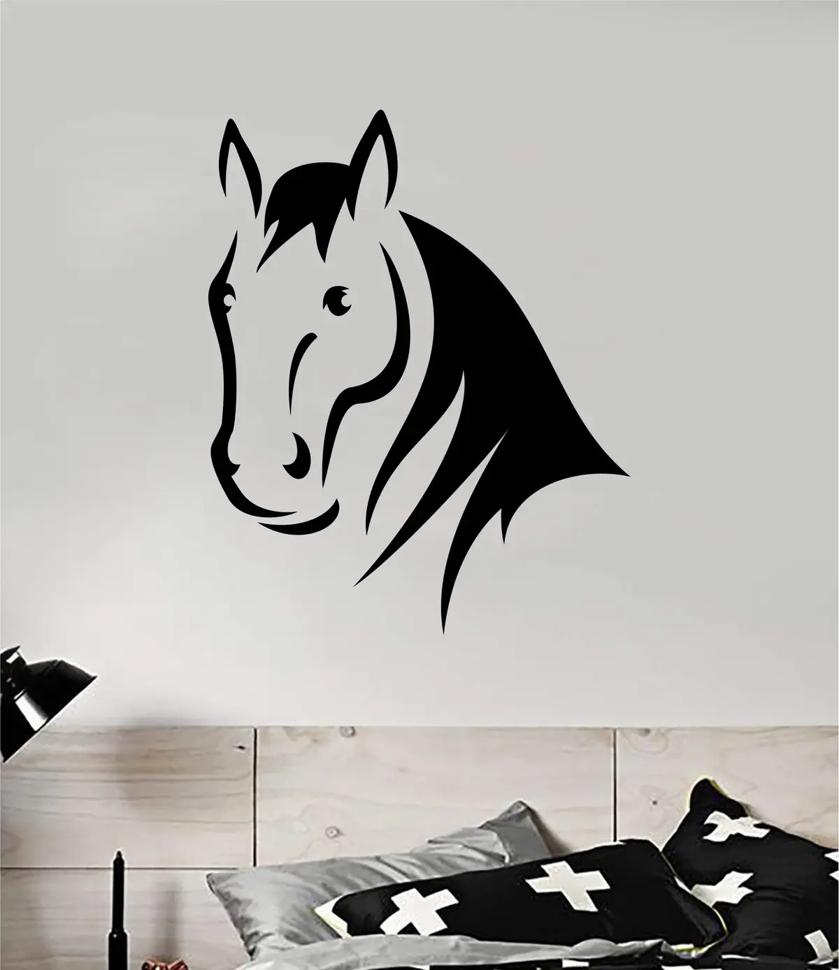 Horse V11 Animal Wall Decal Home Decor Room Bedroom Sticker Vinyl Boy Girl Art Horseback Riding Kids Teen Nursery 1