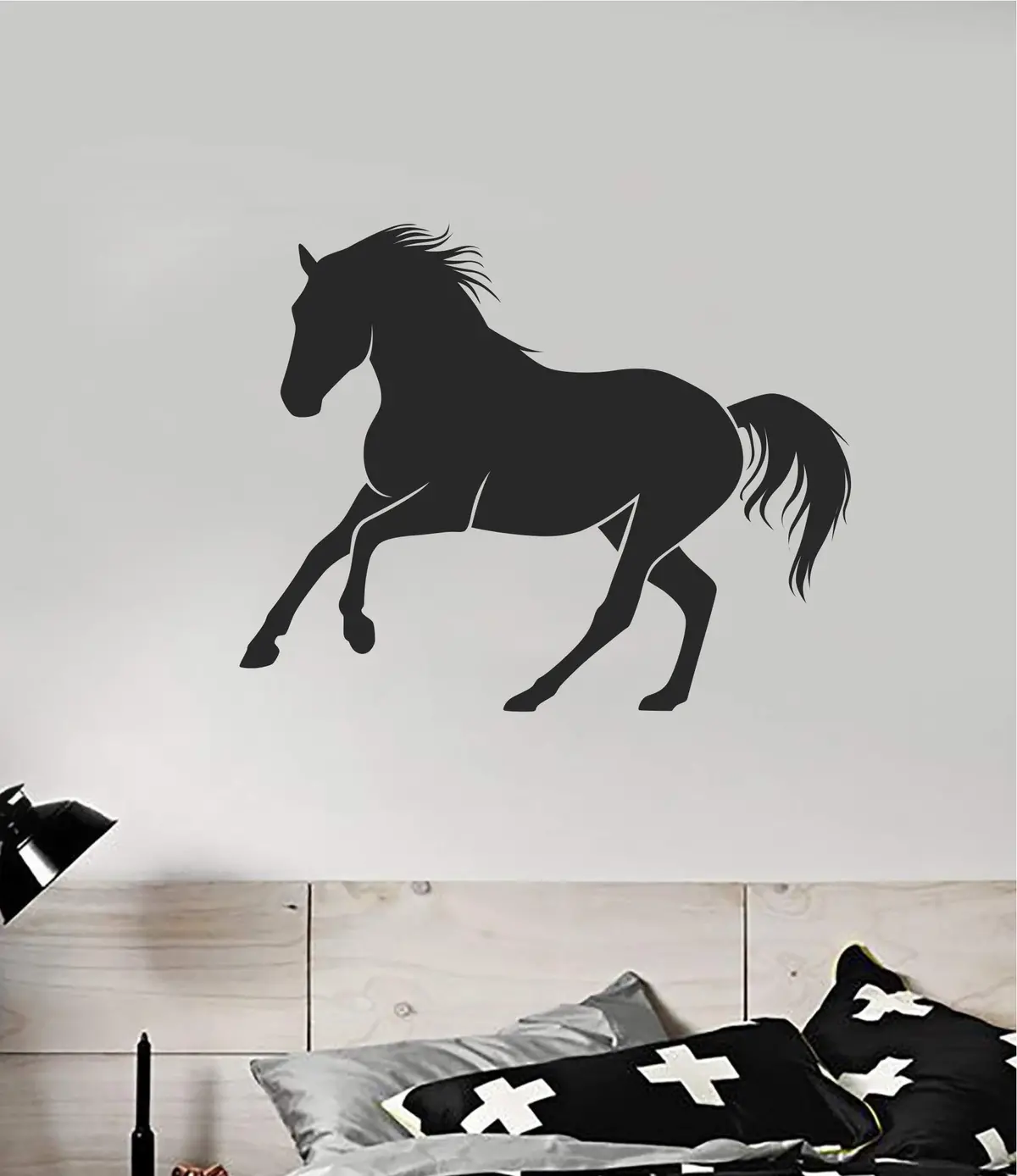 Horse V12 Animal Wall Decal Home Decor Room Bedroom Sticker Vinyl Boy Girl Art Horseback Riding Kids Teen Nursery 1