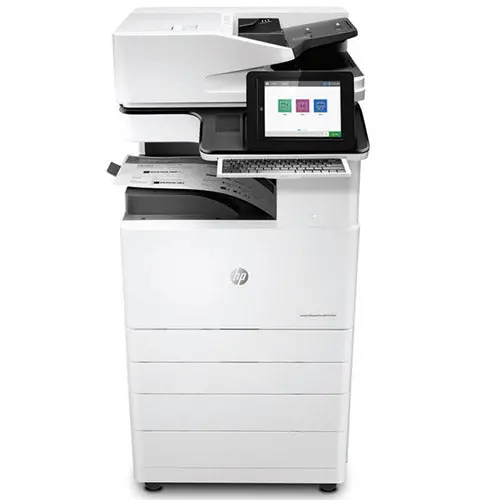 Repossessed Hp Laserjet Managed Mfp E72535 Black And White Printer Copier 11X17 1