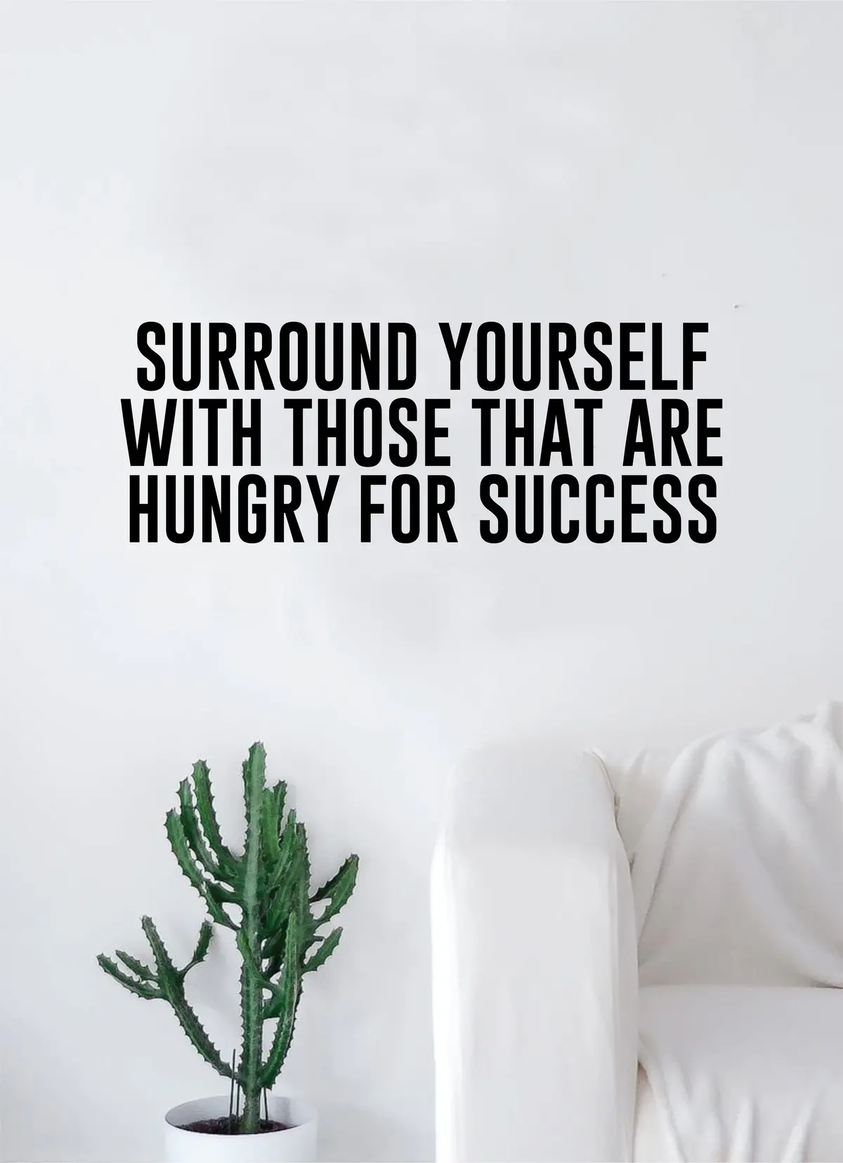 Hungry For Success Quote Wall Decal Sticker Room Bedroom Art Vinyl Inspirational Decor Motivational Inspirational Gym Fitness 1