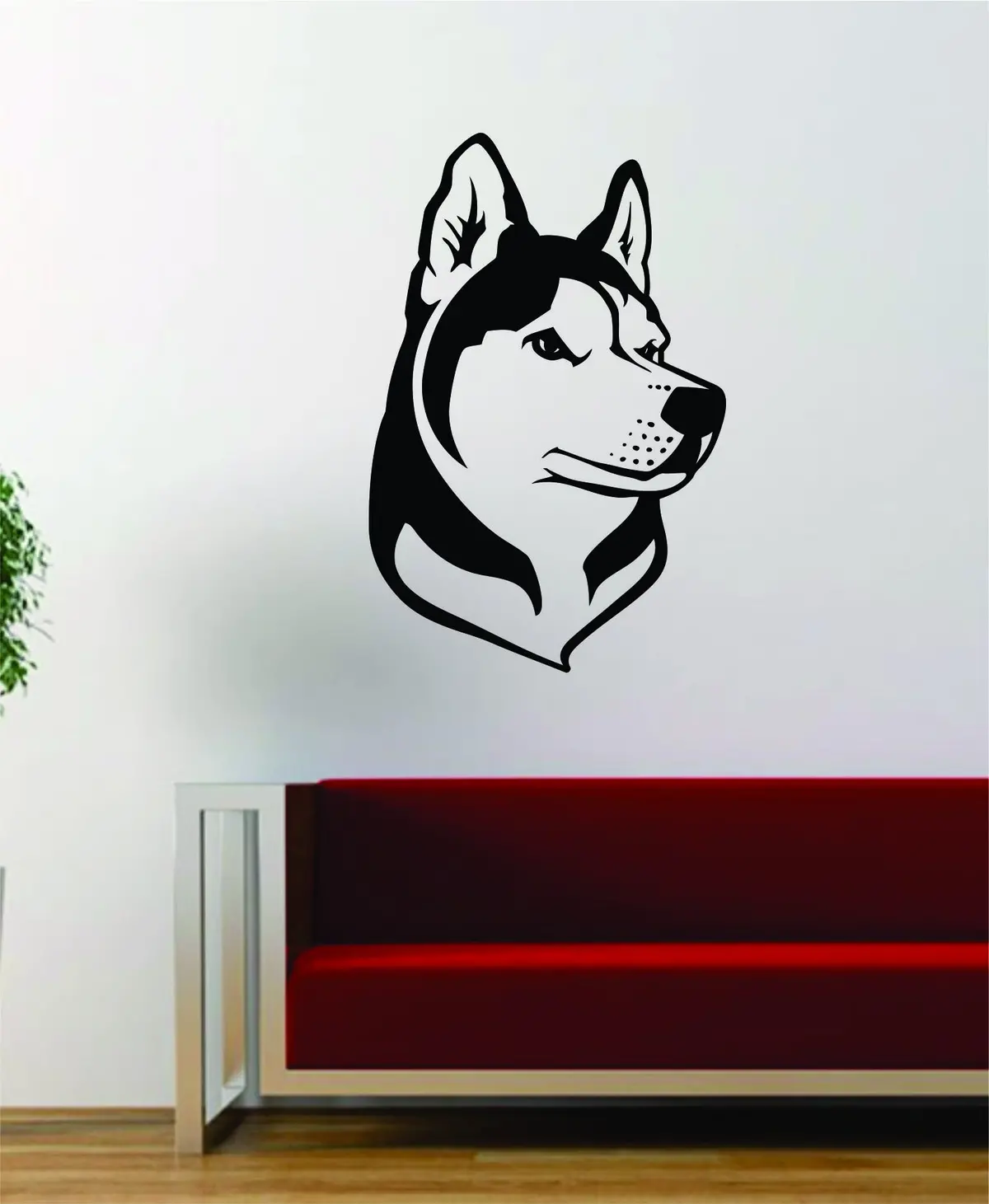 Husky Dog Decal Sticker Wall Vinyl Art Home Room Decor Decoration Animal Pet Teen 1