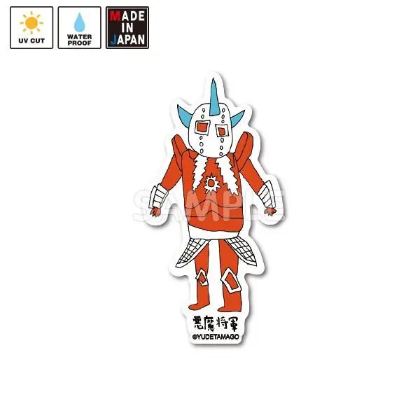 Hz-Knm001　ステッカー　悪魔将軍 1