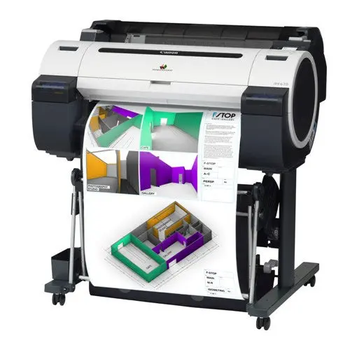 Canon Imageprograf Ipf670 Large Format Printer 24" With Stand 1