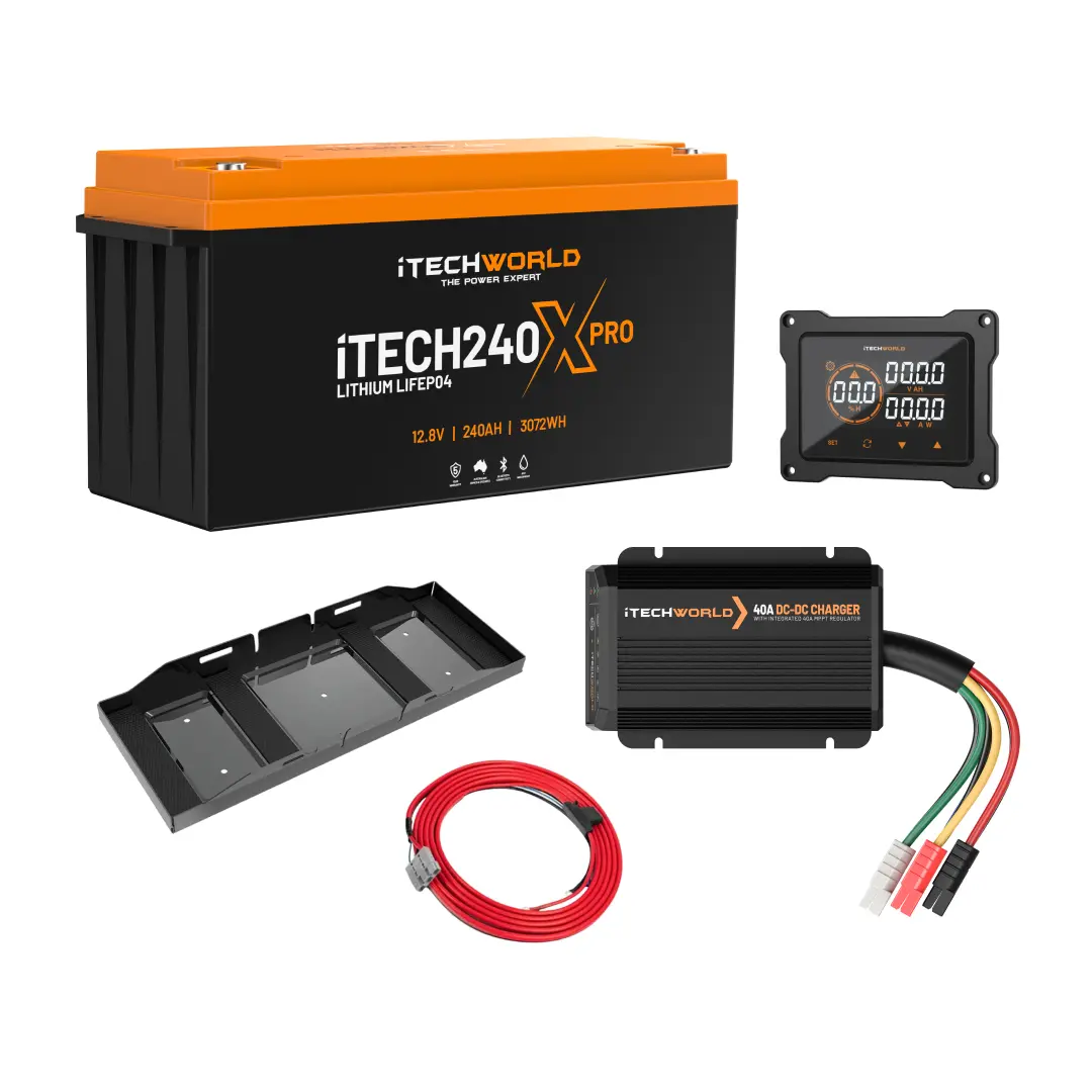 Itechworld | Premium 4Wd Dual Battery Kit | 240Ah Lithium 1