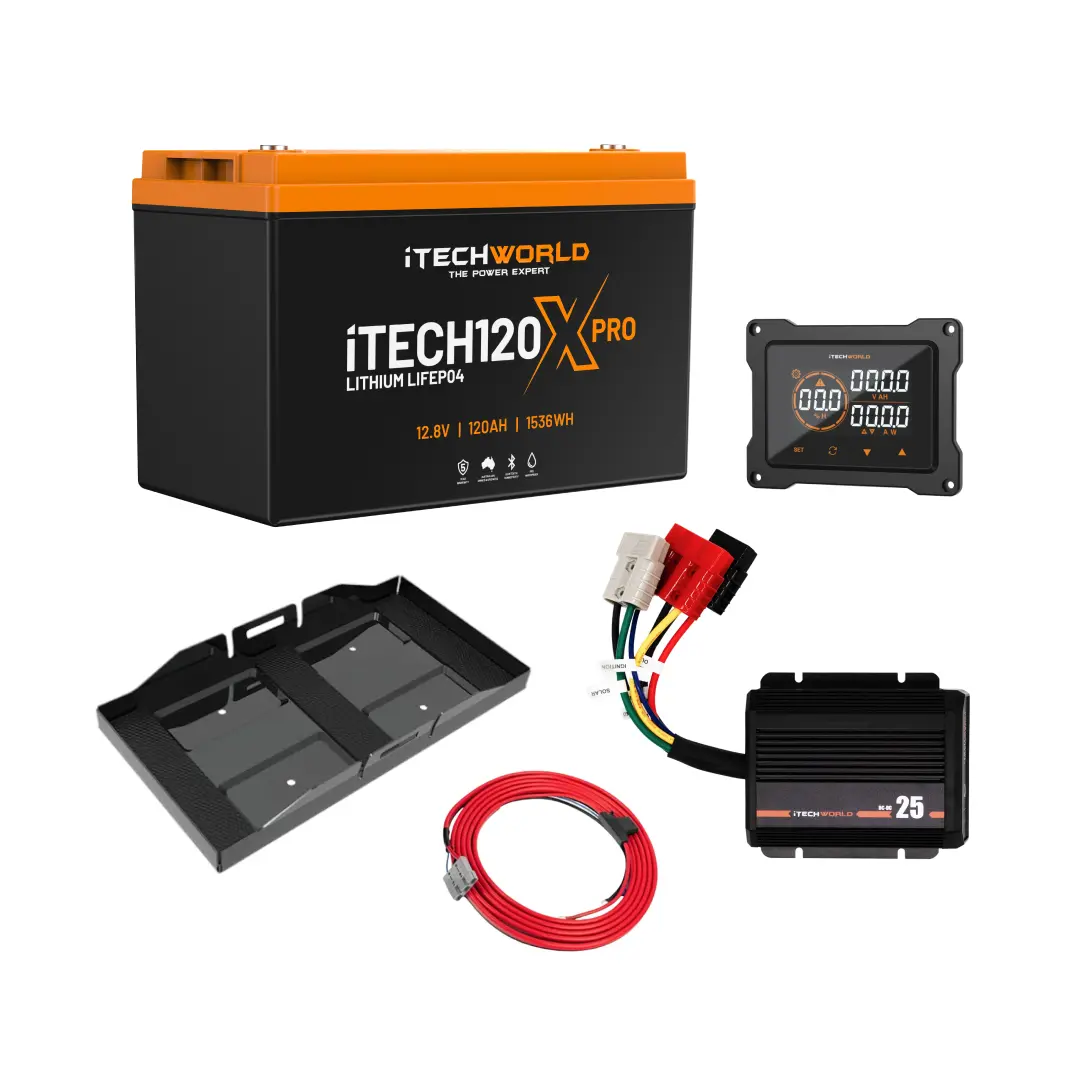 Itechworld | Premium Ute Dual Battery Kit | 120Ah Lithium 1
