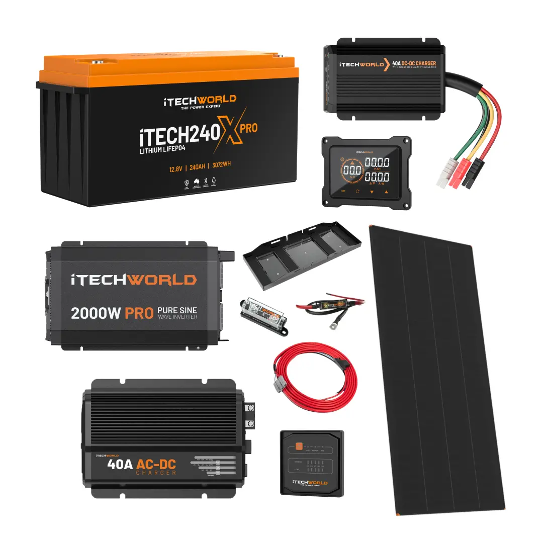 Itechworld | Ultimate 4Wd Dual Battery Kit | 240Ah Lithium 1