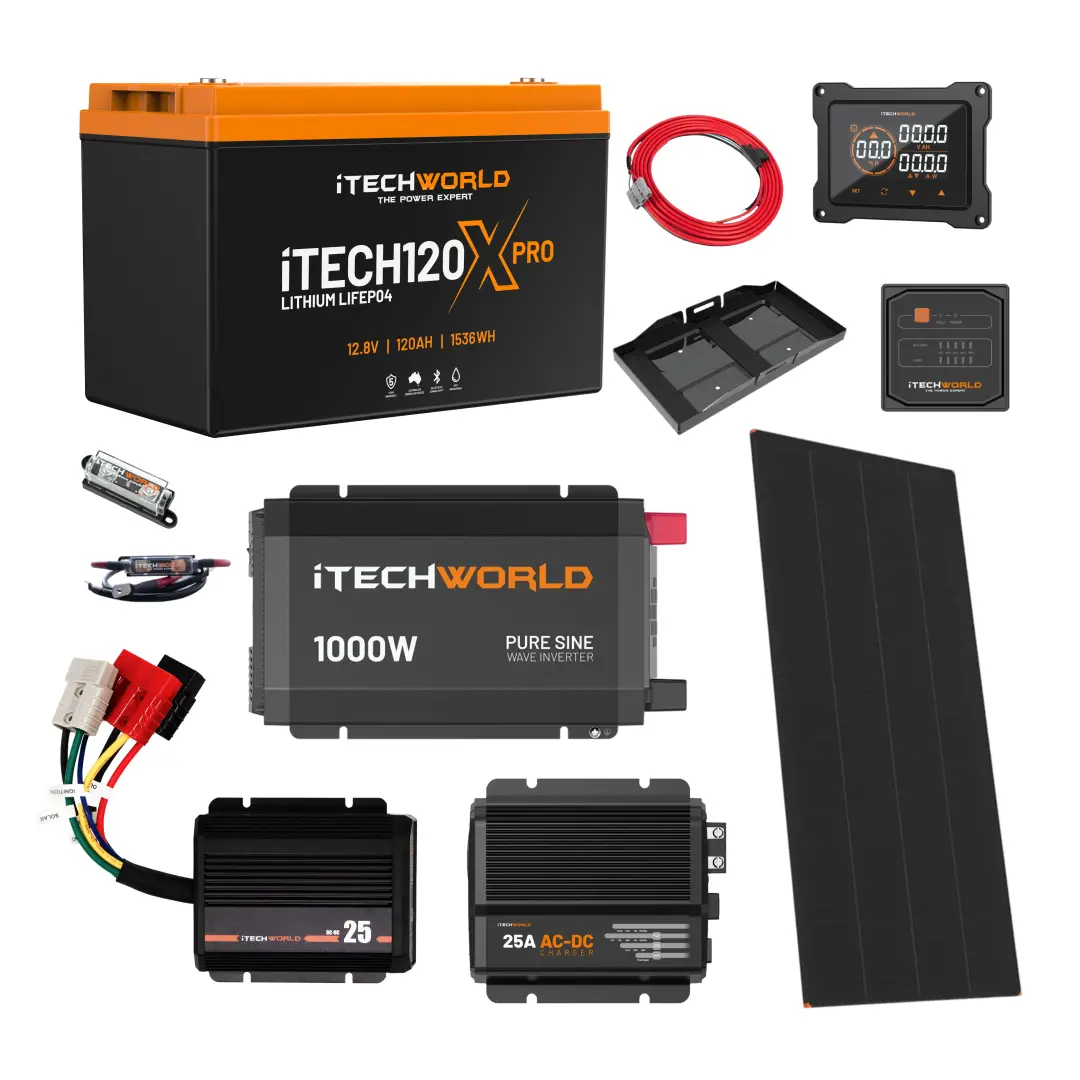 Itechworld | Ultimate Ute Dual Battery Kit | 120Ah Lithium 1