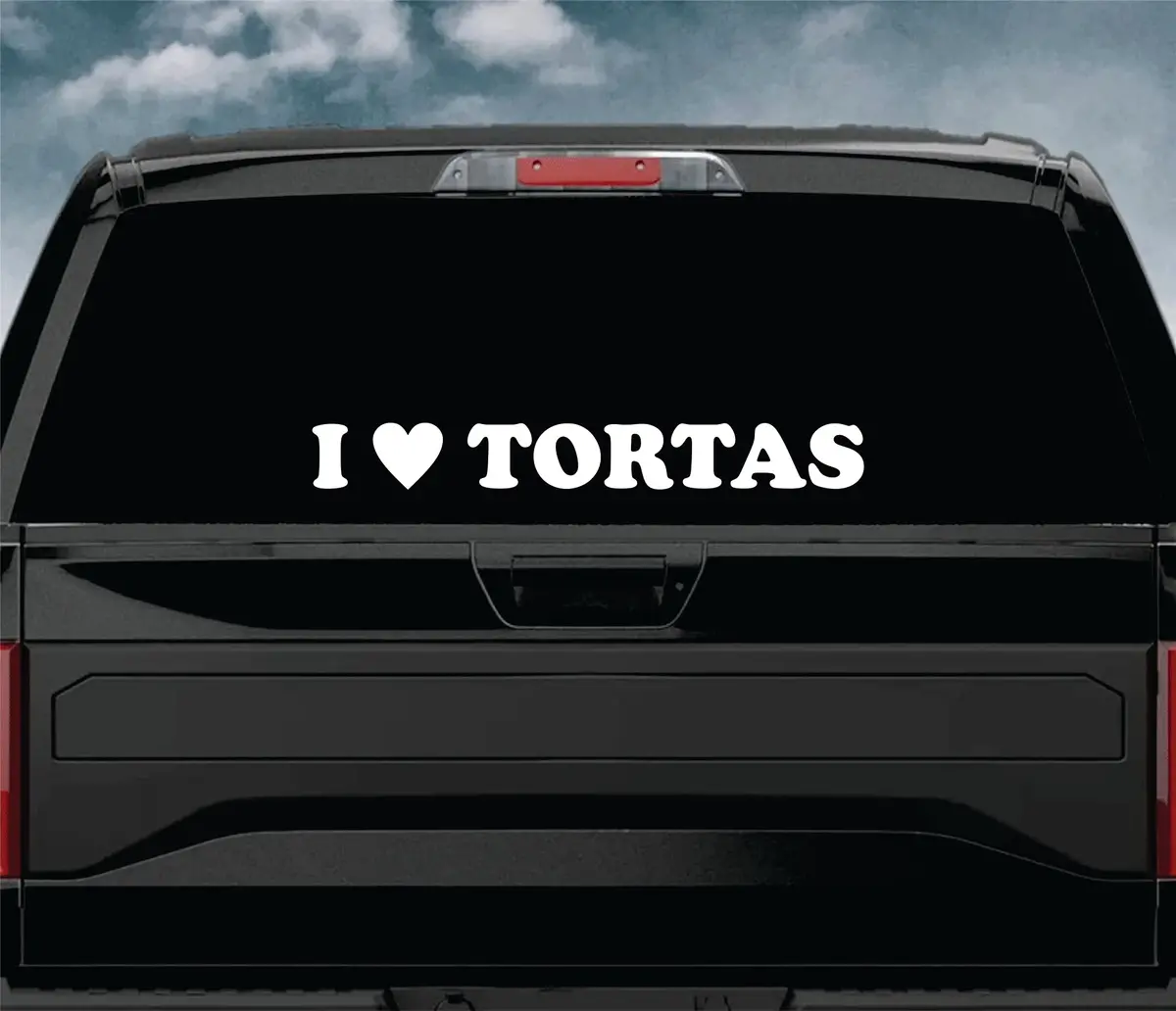 I Love Tortas V2 Car Decal Truck Window Windshield Banner Jdm Sticker Vinyl Quote Men Meets Club 2