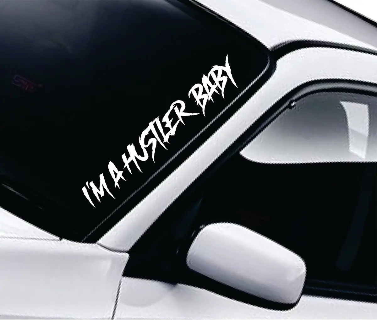 I'm A Hustler Baby Car Decal Truck Window Windshield Banner Jdm Sticker Vinyl 1