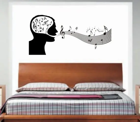 The Music Man Art Design Decal Sticker Wall Vinyl 1