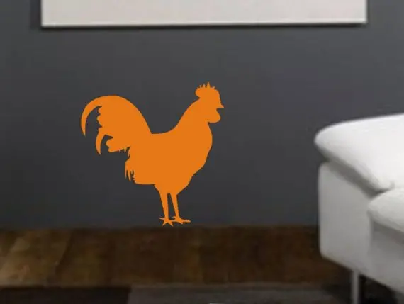 Rooster Bird Design Animal Decal Sticker Wall Vinyl Decor Art 1