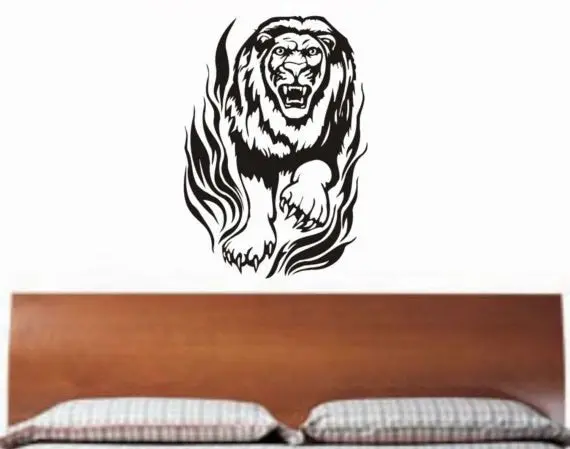Lion Design Animal Decal Sticker Wall Vinyl Decor Art 1