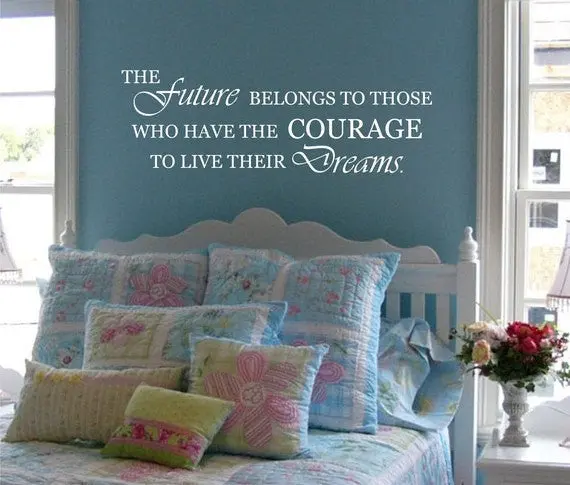 The Future Belongs To Those Quote Decal Sticker Wall Vinyl Decor Art 1