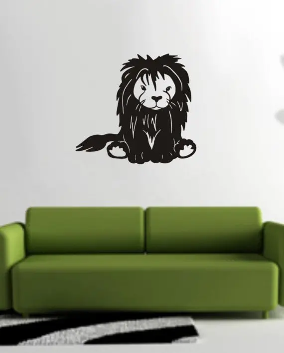 Lion Nursery Design Animal Decal Sticker Wall Vinyl Decor Art 1