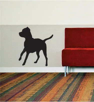 Dog Silhouette Version 1 Design Animal Decal Sticker Wall Vinyl Decor Art 1