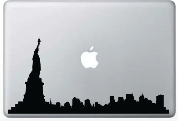New York City Skyline Nyc Laptop Decal Sticker Wall Vinyl Art Design 1