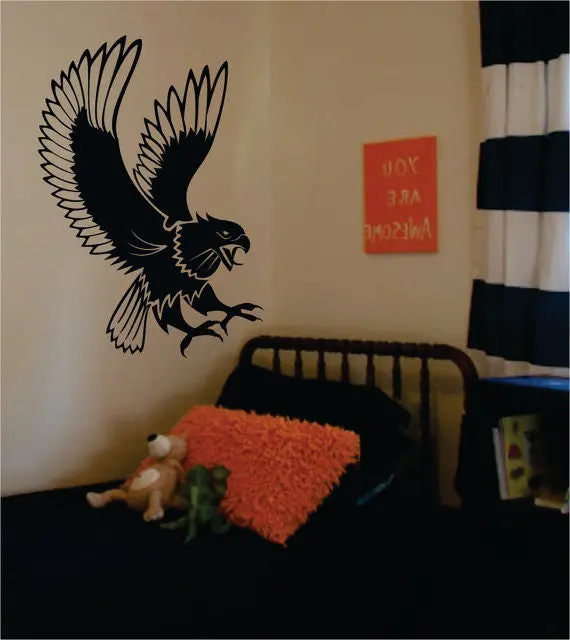 Eagle Bird Design Animal Decal Sticker Wall Vinyl Decor Art 1