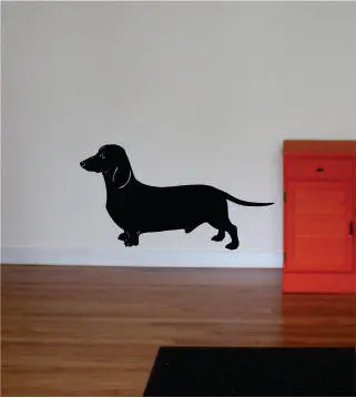Weiner Dog Design Animal Decal Sticker Wall Vinyl Decor Art 1