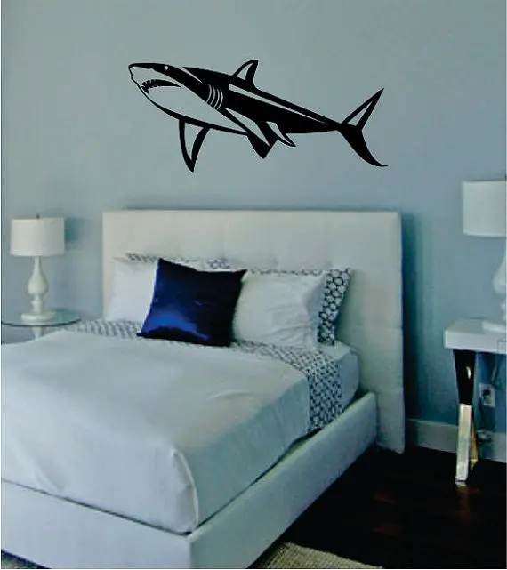 Shark Version 2 Design Animal Decal Sticker Wall Vinyl Decor Art 1
