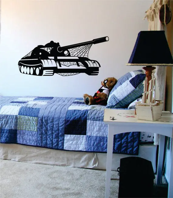 Army Tank Design Decal Sticker Wall Vinyl Decor Art 1