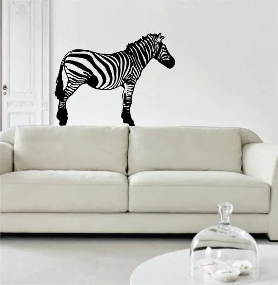 Zebra Animal Design Decal Sticker Wall Vinyl Decor Art 1