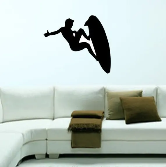 Surfer Version 3 Design Sports Decal Sticker Wall Vinyl 1