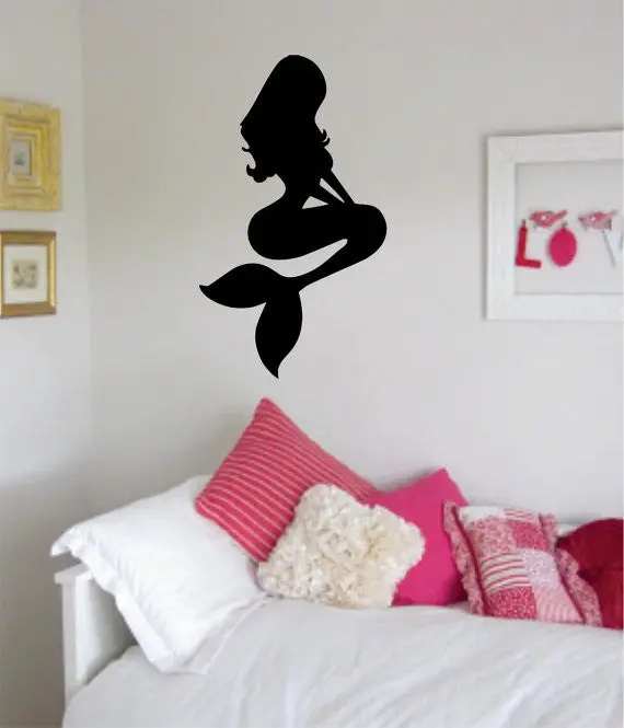 Mermaid Version 1 Ocean Beach Design Decal Sticker Wall Vinyl Decor Art 1