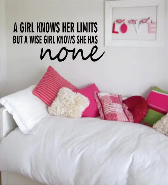 Marilyn Monroe Limits Quote Decal Sticker Wall Vinyl Decor Art 1