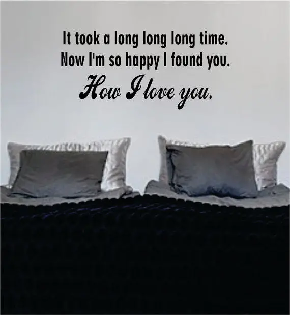 How I Love You The Beatles Quote Design Decal Sticker Wall Vinyl 1