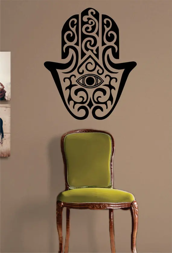 Hamsa Hand Version 7 Design Decal Sticker Wall Vinyl Decor Art 1