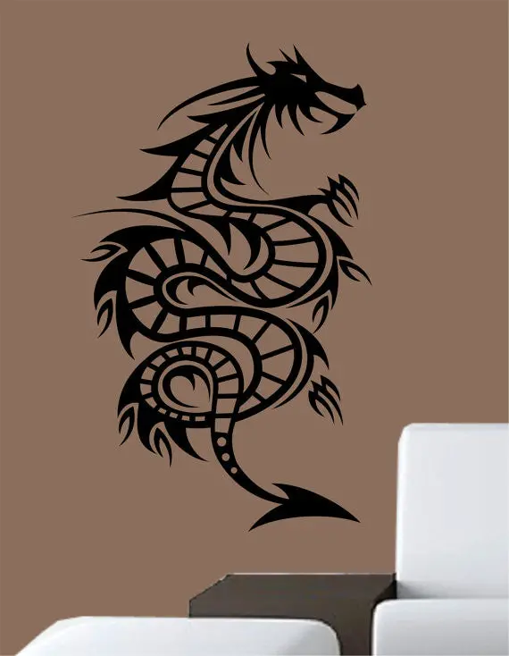 Dragon Version 2 Design Decal Sticker Wall Vinyl Decor Art 1