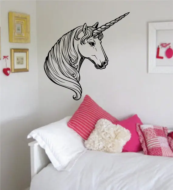 Unicorn Design Animal Decal Sticker Wall Vinyl Decor Art 1