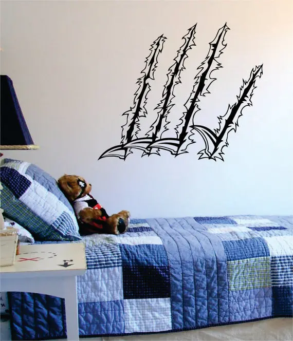 Claw Ripping Through The Wall Version 2 Design Decal Sticker Wall Vinyl Decor Art 1
