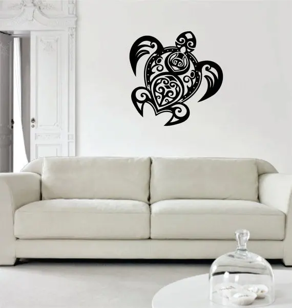 Turtle Version 3 Tribal Design Decal Sticker Wall Vinyl Art Decor Home 1