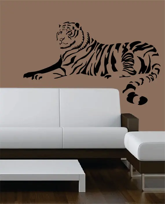 Tiger Version 6 Design Animal Decal Sticker Wall Vinyl Decor Art 1