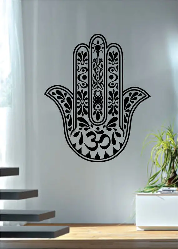 Hamsa Hand Version 11 Design Decal Sticker Wall Vinyl Decor Art 1