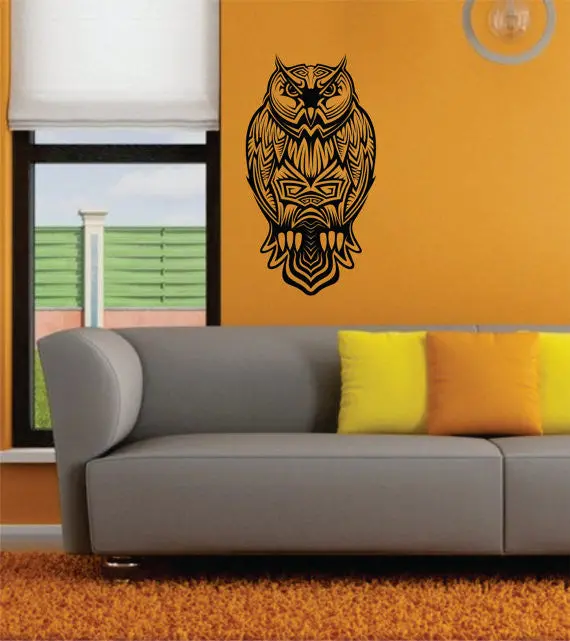 Owl Version 5 Bird Design Animal Decal Sticker Wall Vinyl Decor Art 1