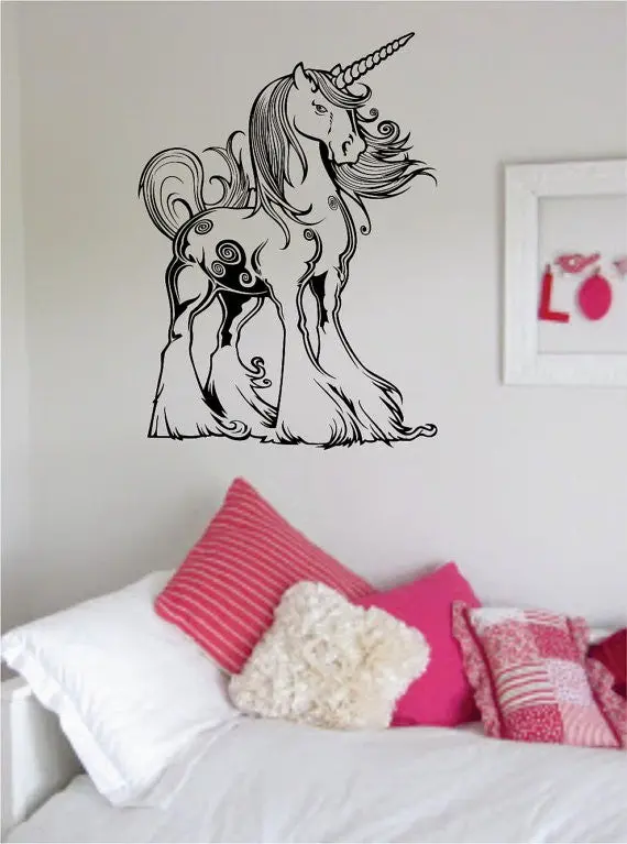 Unicorn Version 3 Design Animal Decal Sticker Wall Vinyl Decor Art 1