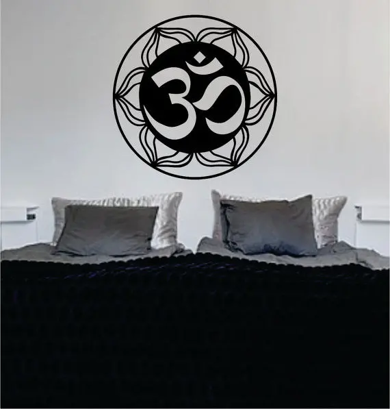 Mandala Om Version 3 Decal Sticker Wall Vinyl 1