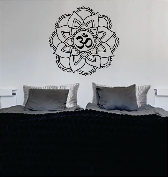 Mandala Om Version 5 Decal Sticker Wall Vinyl 1