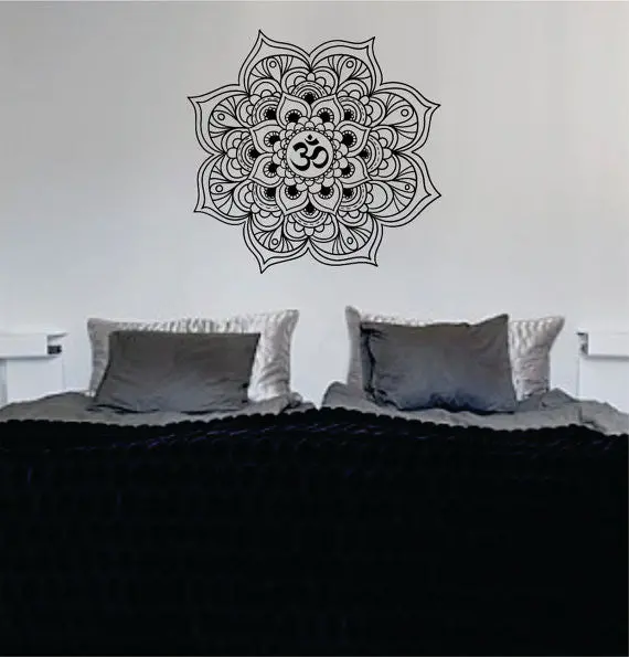 Mandala Om Version 4 Decal Sticker Wall Vinyl 1