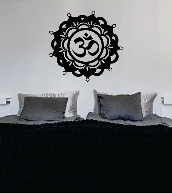 Mandala Om Version 6 Decal Sticker Wall Vinyl 1