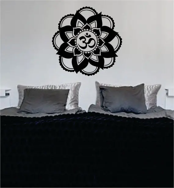 Mandala Om Version 7 Decal Sticker Wall Vinyl 1