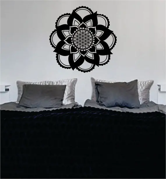 Mandala Flower Of Life Version 2 Decal Sticker Wall Vinyl 1