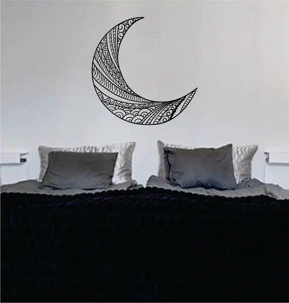 Moon Version 1 Design Outer Space Decal Sticker Wall Vinyl Art Home Room Decor 1