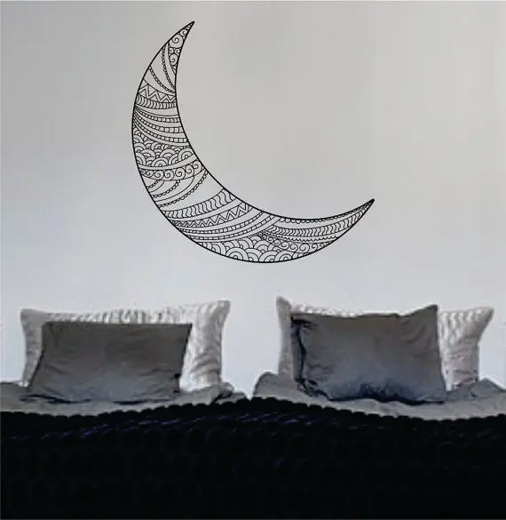 Moon Version 3 Design Outer Space Decal Sticker Wall Vinyl Art Home Room Decor 1