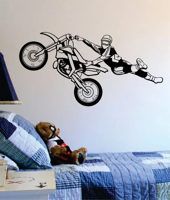 Motocross Trick Dirtbiker Version 1 Design Sports Decal Sticker Wall Vinyl 1