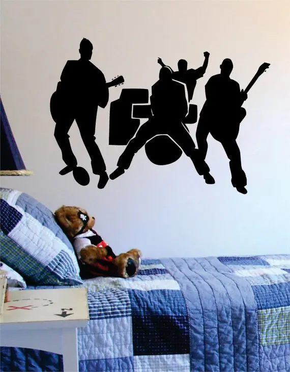 Band Rocking Out Music Art Decal Sticker Wall Vinyl 1